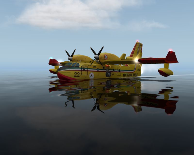 X-Plane 9 Beta 7 - Flugboot im Bodensee